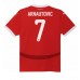 Maillot de foot L'Autriche Marko Arnautovic #7 Domicile vêtements Europe 2024 Manches Courtes